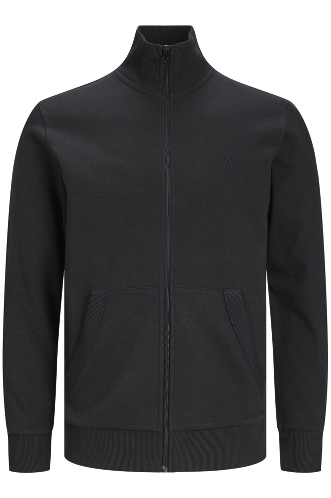 JJEPAULOS SWEAT ZIP NOOS 12250737 Black